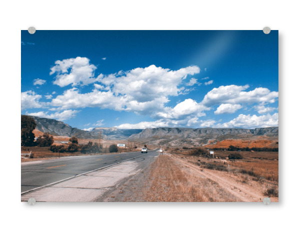 Acrylglasbild "USA Wyoming Roadtrip" artboxONE - Reise,Reise / Länder,Männer