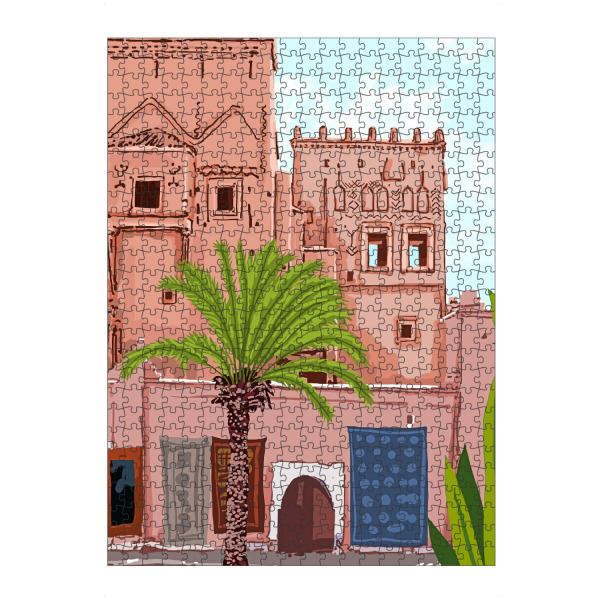 Puzzle Ravensburger "Life in Morocco" artboxONE - Reise,Architektur