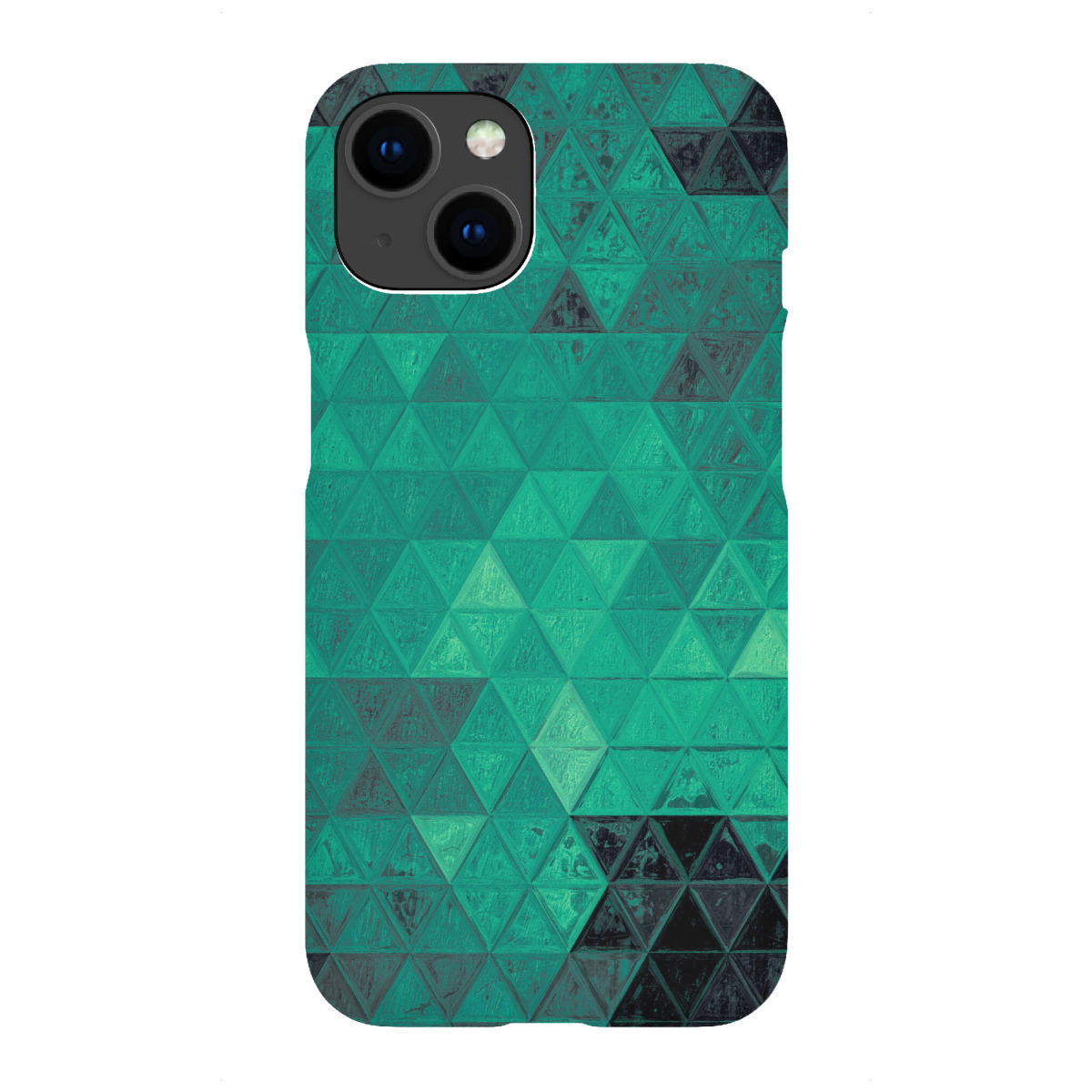 iPhone "Mosaic green black" Premium-Case Handyhülle artboxONE