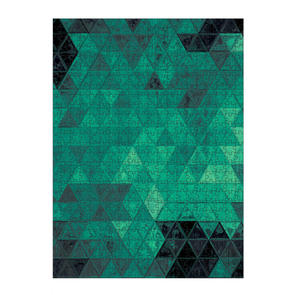 Puzzle Ravensburger "Mosaic green black" artboxONE - Abstrakt,Geometrie