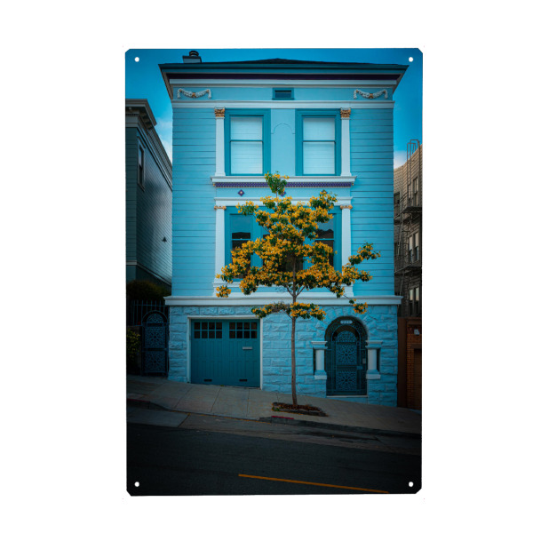 Holzbild "In den Straßen von San Francisco" artboxONE - Architektur,Reise / Länder