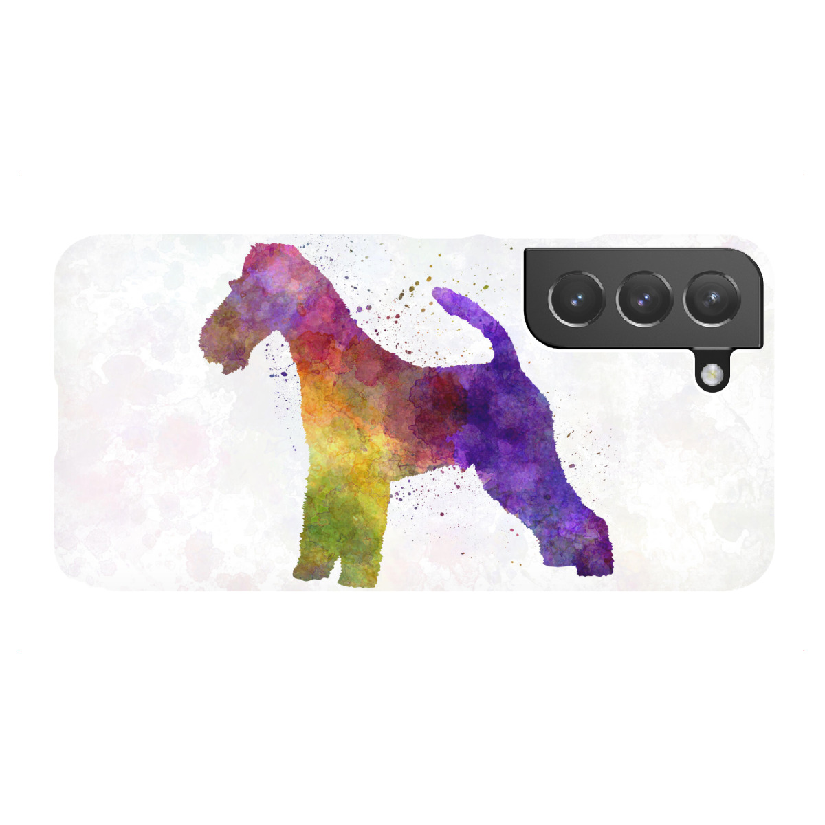 Samsung Galaxy "Fox Terrier in watercolor" Premium-Case Handyhülle artboxONE