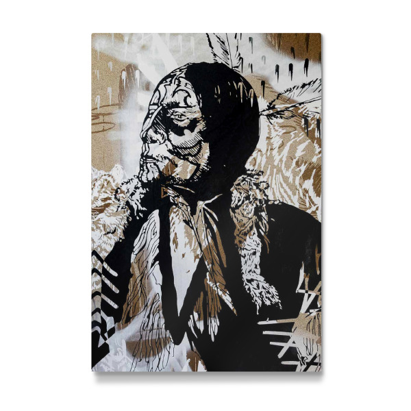 Galerie-Print "Sitting bull" 30x20 cm artboxONE