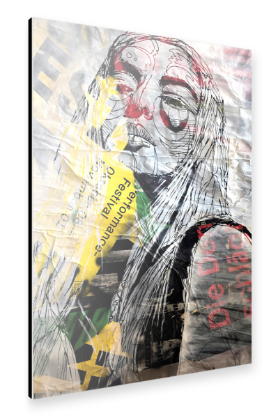 Alu-Dibond "Snootiness" 30x20 cm artboxONE