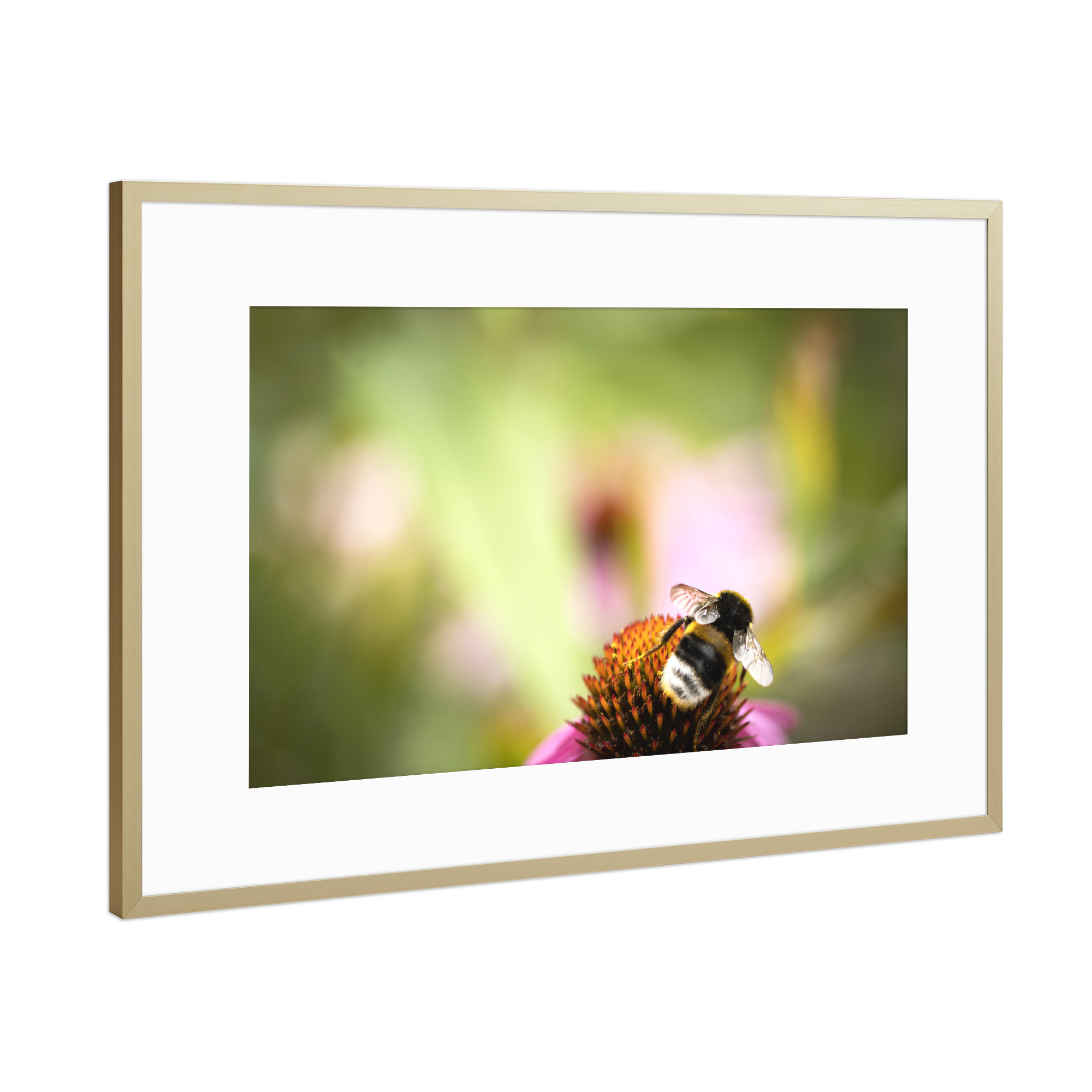 Poster mit Rahmen Gold "Shhhh....Still Working" artboxONE - Natur,Floral,Tiere,Für Mama