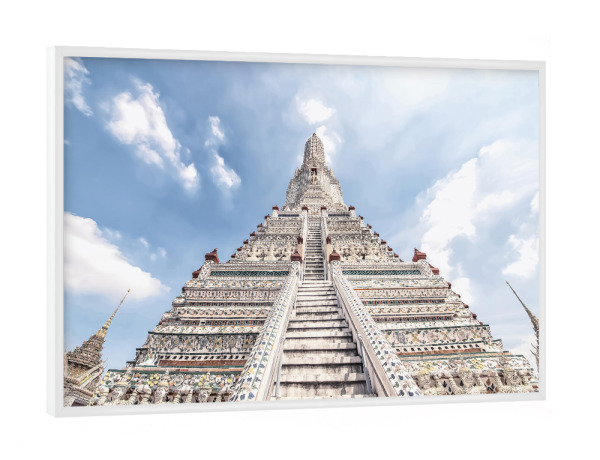 Poster mit weißem Rahmen "Arun Wat" artboxONE - Städte,Reise,Architektur,Reise / Asien,Reise / Länder