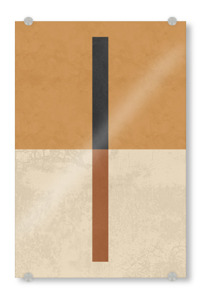 Acrylglasbild "Square Orange" artboxONE - Abstrakt,Geometrie