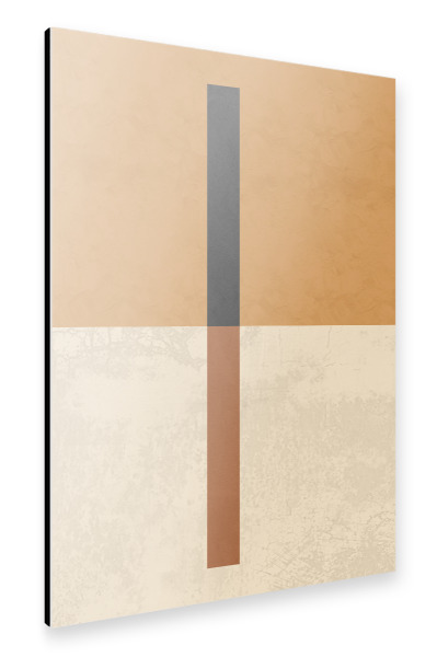 Alu-Dibond "Square Orange" 30x20 cm artboxONE