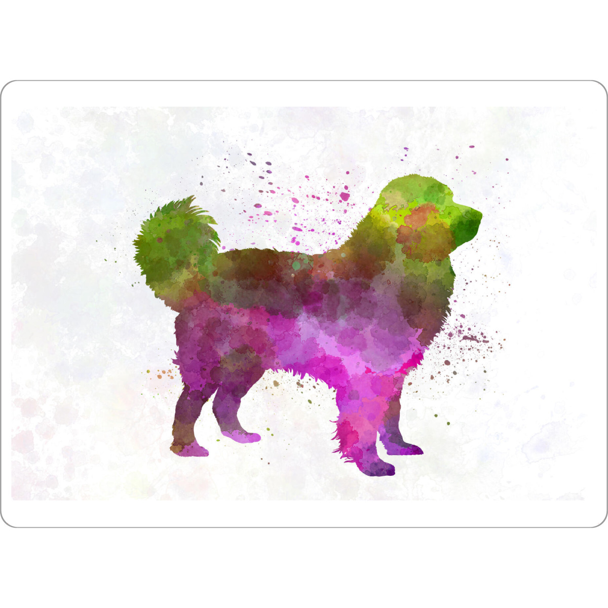 Tischset "Tatra Shepherd Dog in watercolor" artboxONE - Tiere,Abstrakt