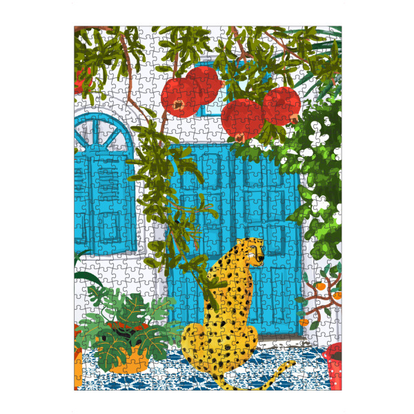 Puzzle Ravensburger "Cheetah Home" artboxONE - Tiere