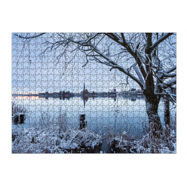 artboxONE Puzzle "Baum, Schnee und Warnow" artboxONE - Natur,Reise,Architektur,Städte / Weitere
