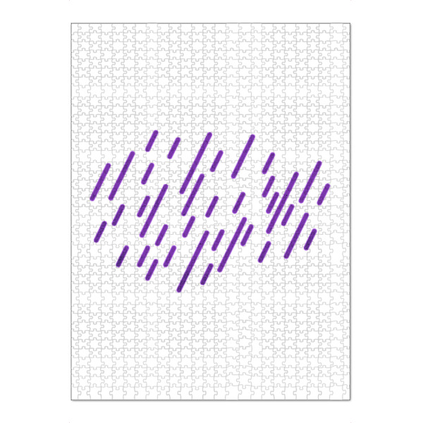 Puzzle Ravensburger "Purple Rain" artboxONE - Abstrakt,Musik - Purple,Rain,1980s,Minimalism,Minimal,Minimalist,Purple rain,Music - Bild purple