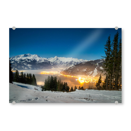 Zell am See bei Nacht