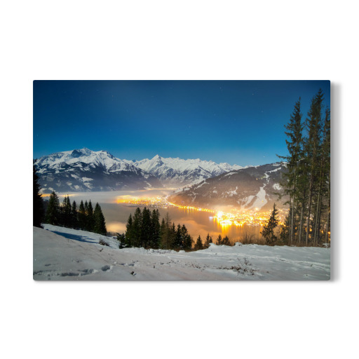 Zell am See bei Nacht