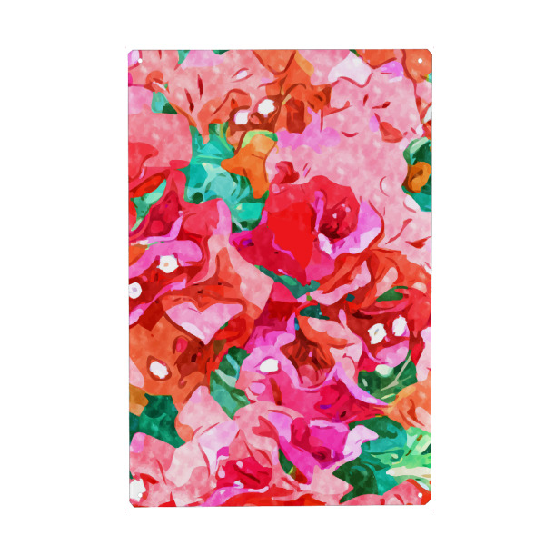 Holzbild "Wild Bougainvillea" artboxONE - Floral