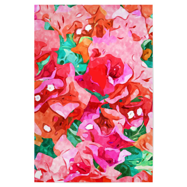 Poster 30x20 cm "Wild Bougainvillea" artboxONE - Floral