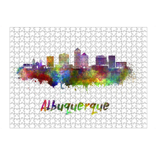 artboxONE Puzzle "ALBUQUERQUE skyline-c" artboxONE - Städte,Abstrakt,Architektur