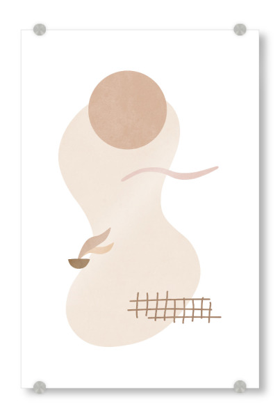 Acrylglasbild "Blush Poolside Shapes" artboxONE - Abstrakt,Geometrie