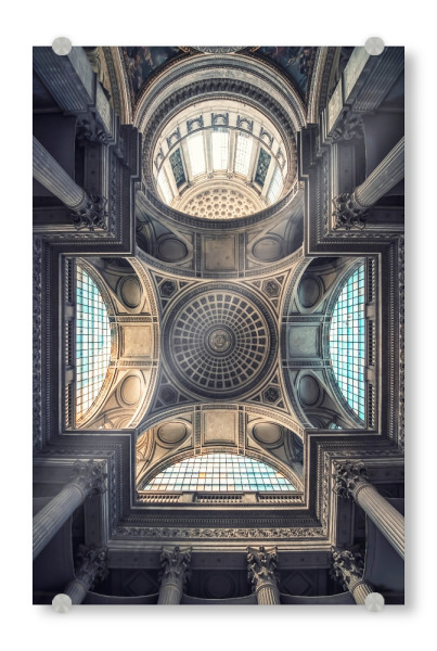 Acrylglasbild "Patheon ceiling" artboxONE - Städte,Reise,Architektur,Städte / Paris,Reise / Länder