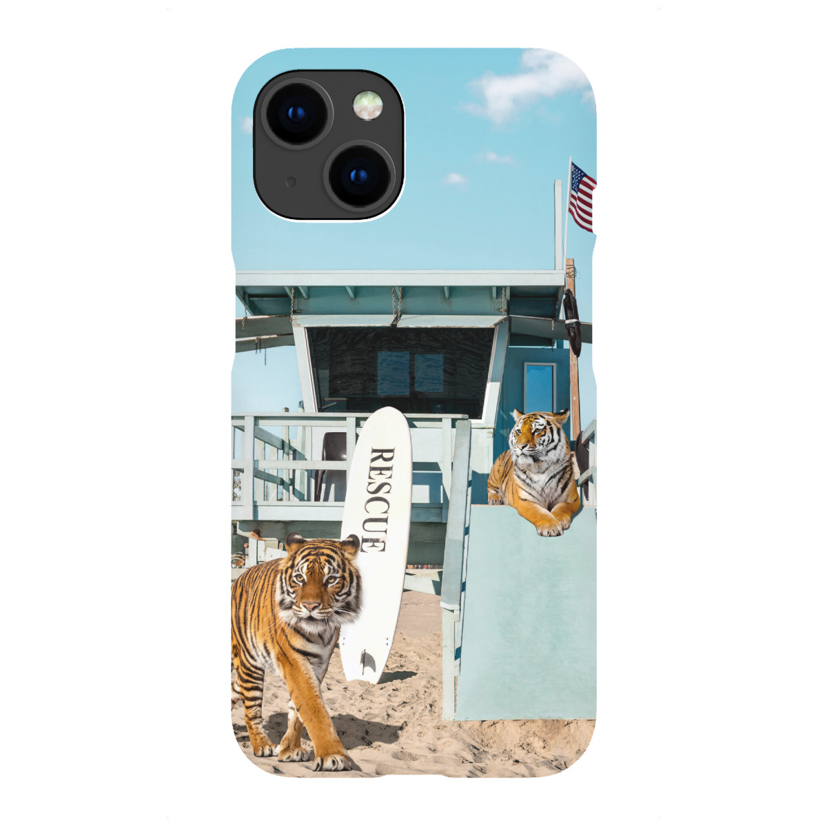iPhone "Tigers To The Rescue" Premium-Case Handyhülle artboxONE