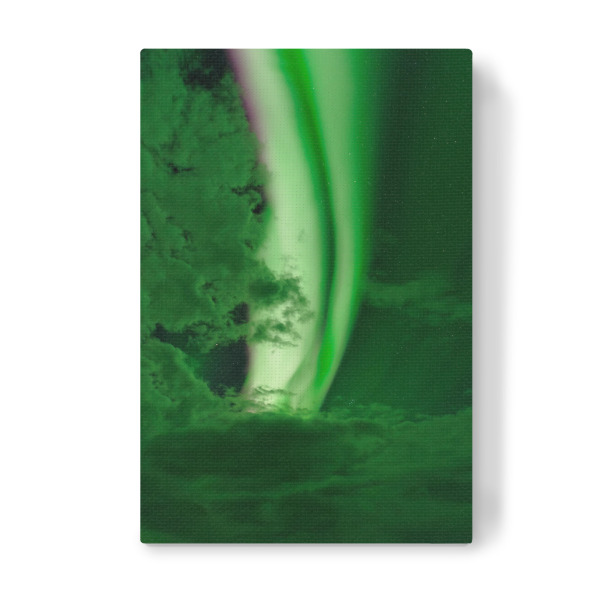 Leinwandbild "Aurora borealis in Island" artboxONE - Natur,Reise