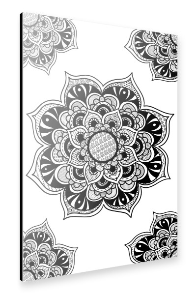 Alu-Dibond "Mandala Tribal" 30x20 cm artboxONE