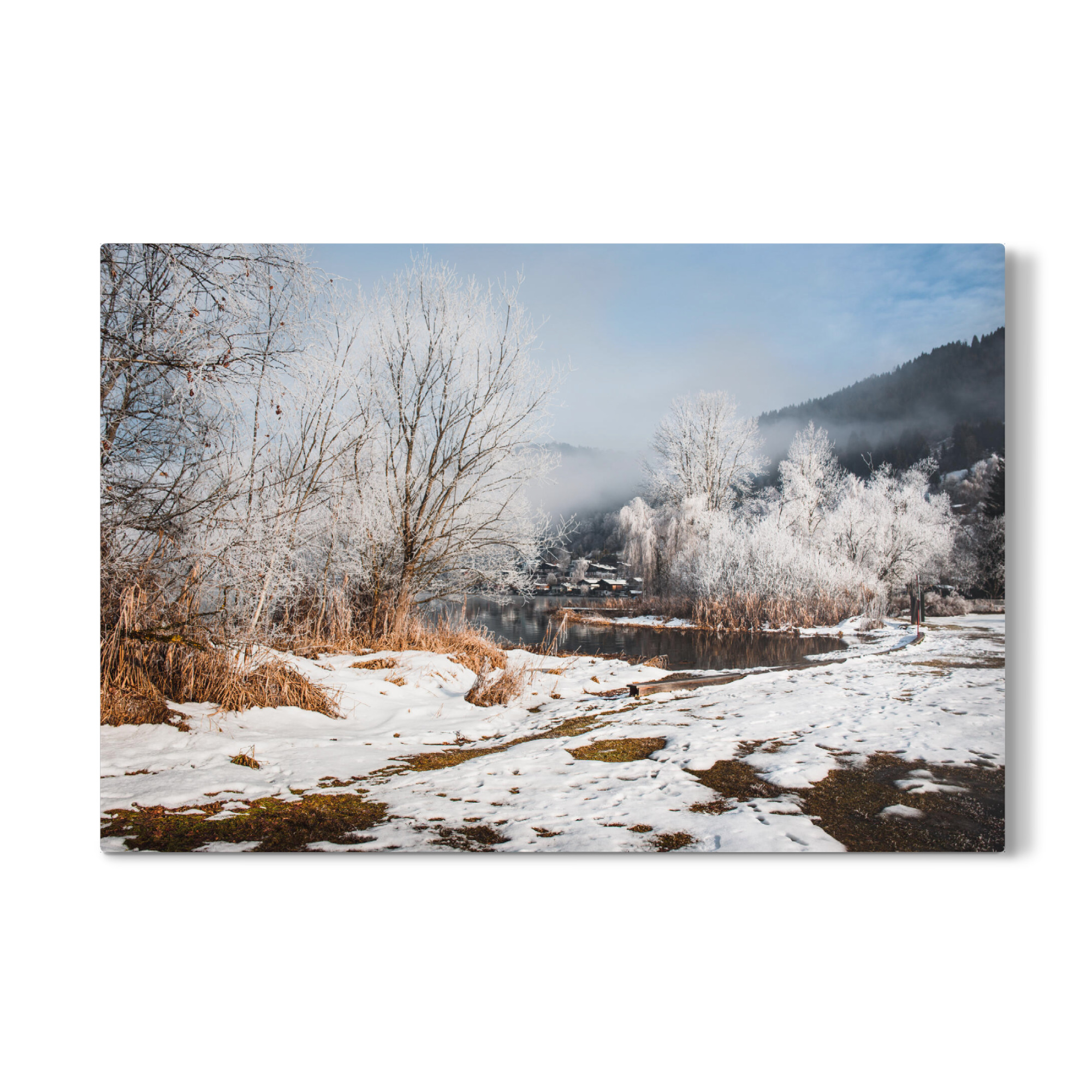 Galerie-Print "Verträumte Winterlandschaft" 75x50 cm artboxONE