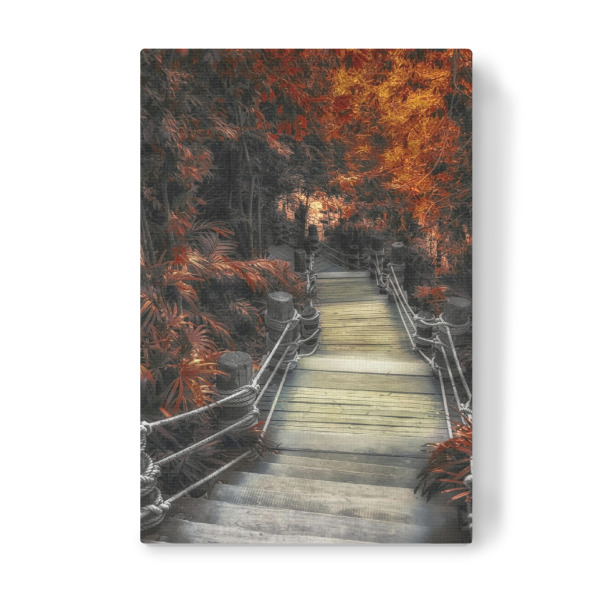 Leinwandbild "Path In Autumn" artboxONE - Natur,Reise,Reise / Länder,Für Mama