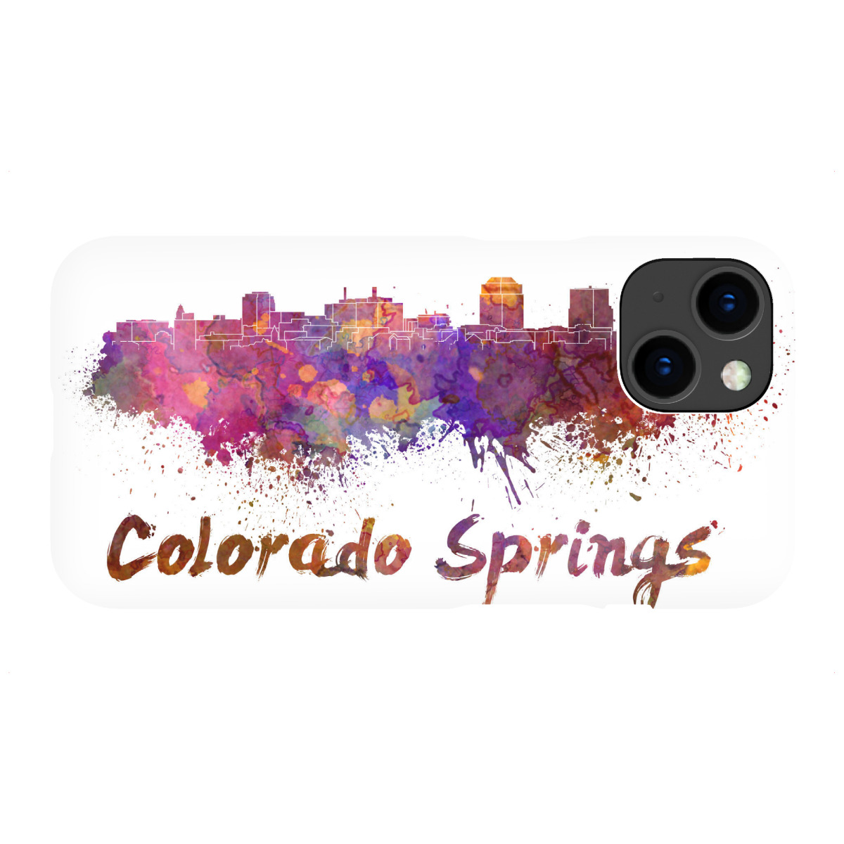 "COLORADO SPRINGS skyline -b"für iPhone - Premium-Case Handyhülle artboxONE