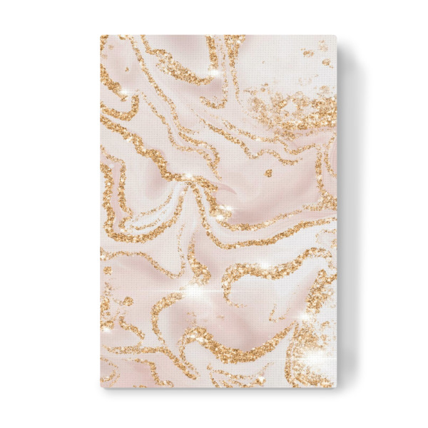 Leinwandbild "Beige And Gold Marble Pattern" artboxONE - Abstrakt,Fashion,Festivals