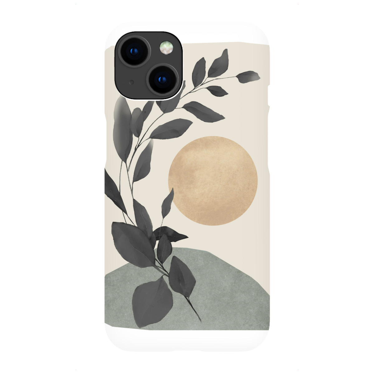 "Modern Abstract Botanical"für iPhone - Premium-Case Handyhülle artboxONE