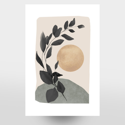 Modern Abstract Botanical