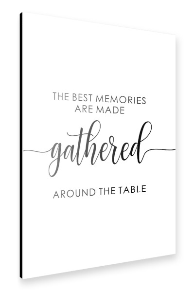 Alu-Dibond "The Best Memories" 30x20 cm artboxONE