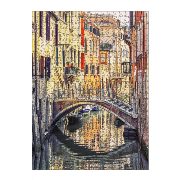 artboxONE Puzzle "Bridge Reflection" artboxONE - Städte,Reise,Architektur,Städte / Venedig,Reise / Länder