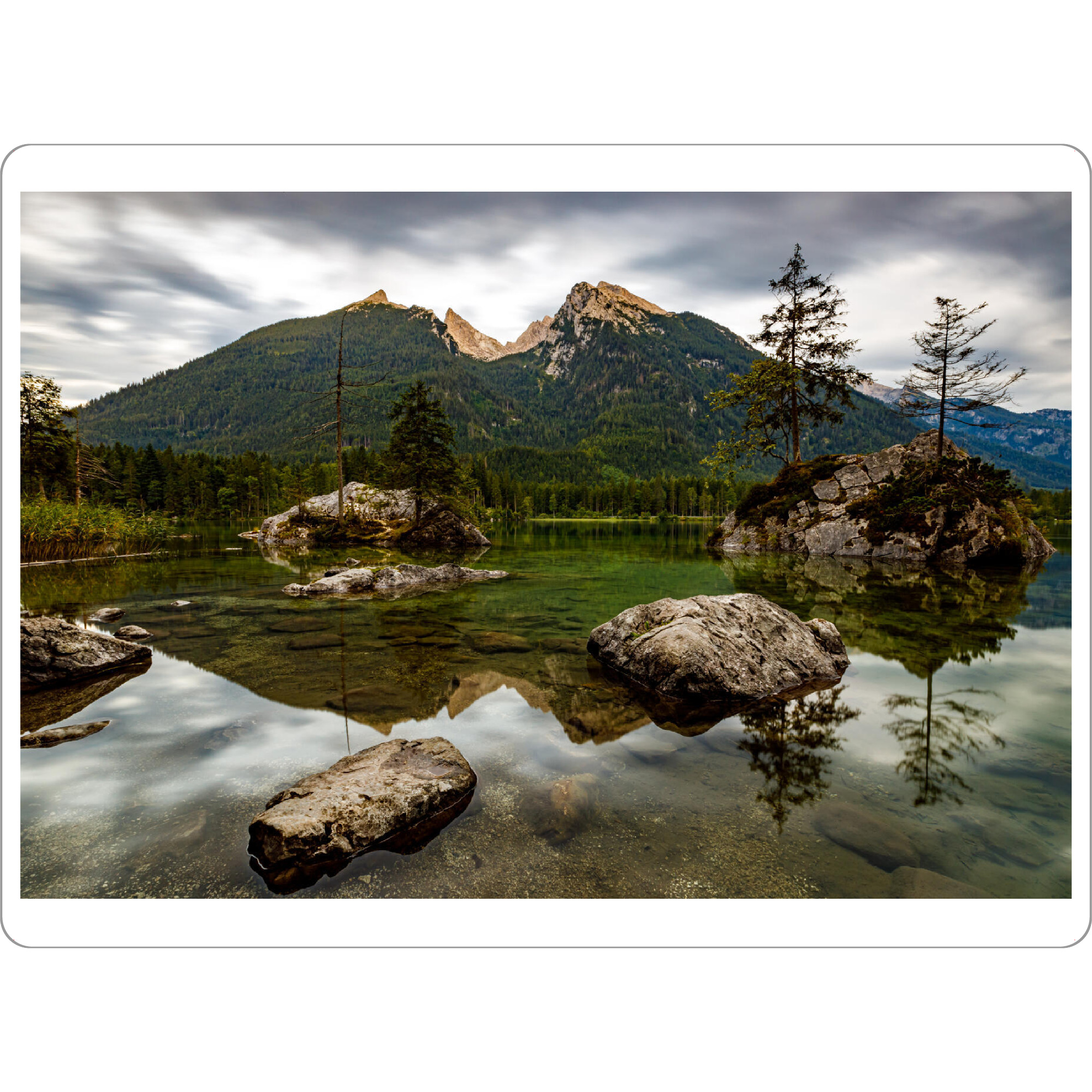 Tischset "Der Hintersee in den Alpen" artboxONE - Natur