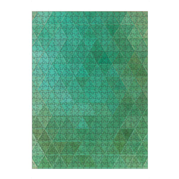 Puzzle Ravensburger "Mosaic green light" artboxONE - Abstrakt,Geometrie