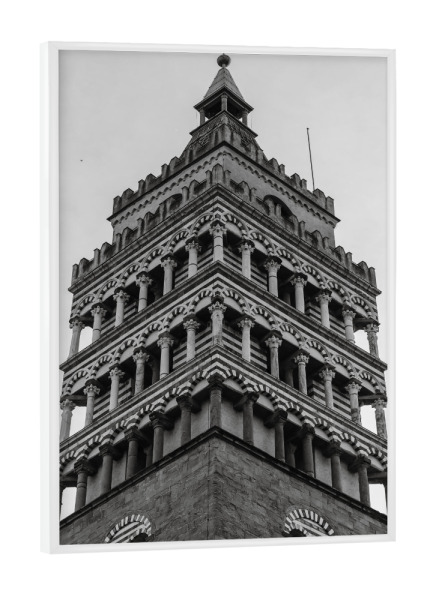 Poster mit weißem Rahmen "Toscana Architecture: tower" artboxONE - Städte,Architektur,Reise / Länder