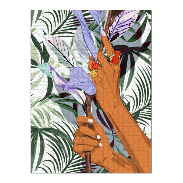 Puzzle Ravensburger "Merging Nature and Humanity" artboxONE - Natur,Liebe