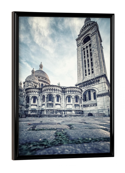 Poster mit schwarzem Rahmen "Sacre Coeur Backside" artboxONE - Städte,Reise,Architektur,Städte / Paris,Reise / Länder