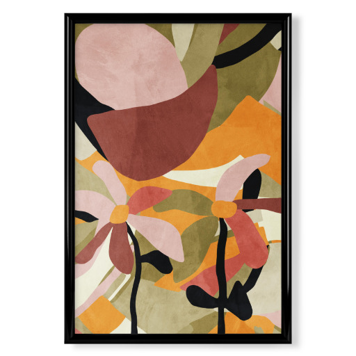 Abstract floral art