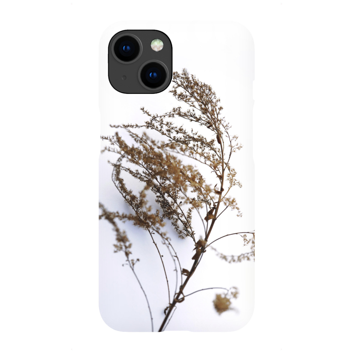 iPhone "Wildblume Beige und Weiß" Premium-Case Handyhülle artboxONE
