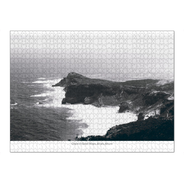 Puzzle Ravensburger "Das Kap der guten Hoffnung ZA" artboxONE - Natur,Schwarzweiß,Reise / Strand und Meer,Reise / Afrika,Reise / Länder