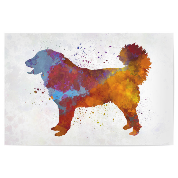 Poster 30x20 cm "Yugoslavian Shepherd Dog" artboxONE - Tiere,Abstrakt - Dog,Dogs,Pet,Animal,Mammal,Watercolor,Dog poster,Illustration,Abstract
