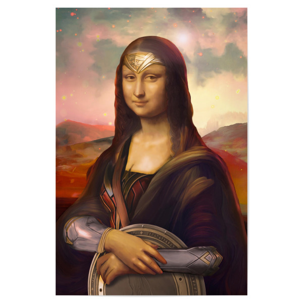 Poster 30x20 cm "Wonder Mona" artboxONE - Menschen,Lustig