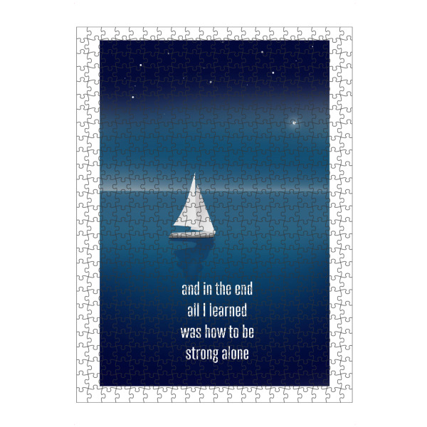 Puzzle Ravensburger "Strong alone" artboxONE - Natur,Reise,Fiktion