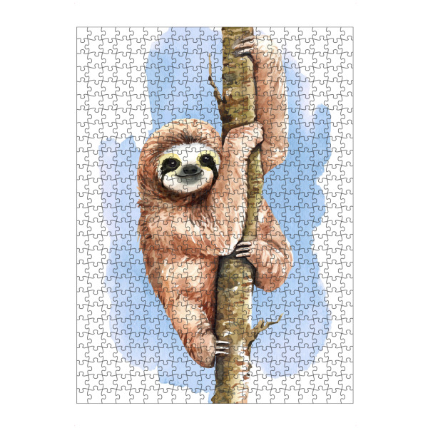 artboxONE Puzzle "Faultier am Stamm" artboxONE - Für Kinder,Tiere