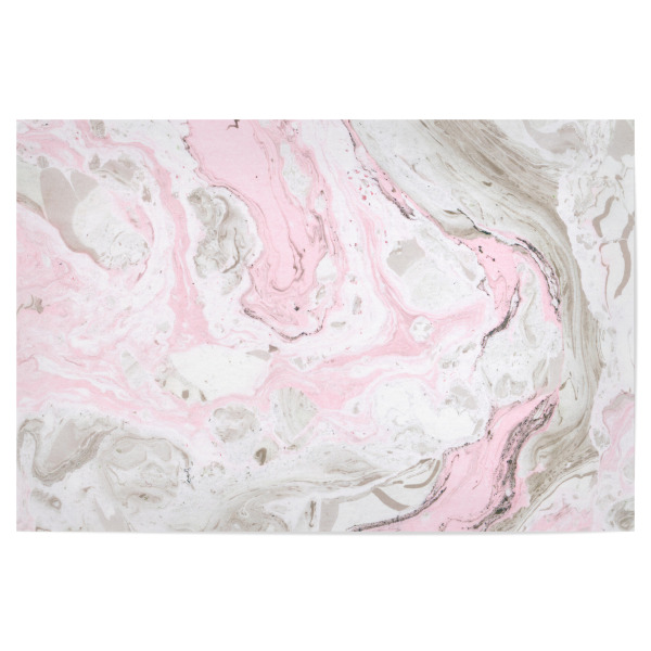 Poster 30x20 cm "Marmor in Rosa, Weiß und Grau" artboxONE - Abstrakt