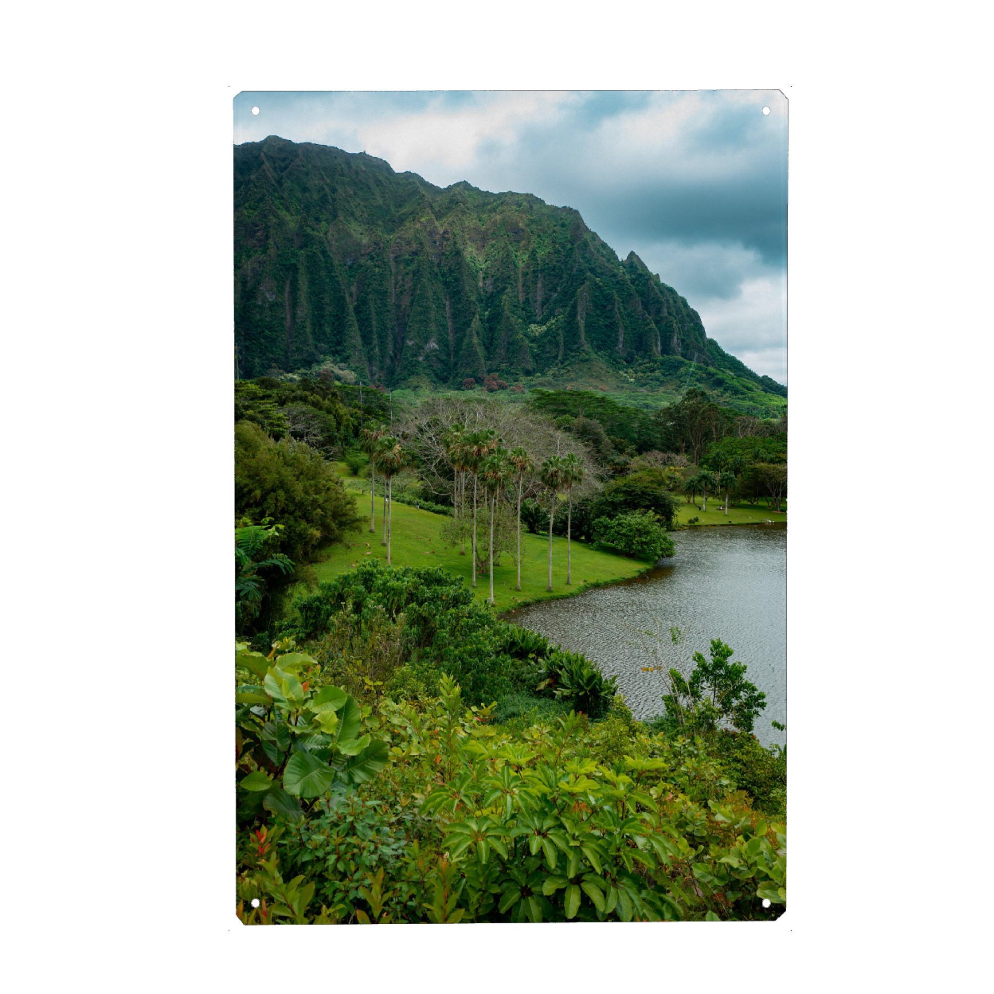 Holzbild "Ho’omaluhia Botanical Garden" artboxONE - Natur,Reise,Reise / Länder