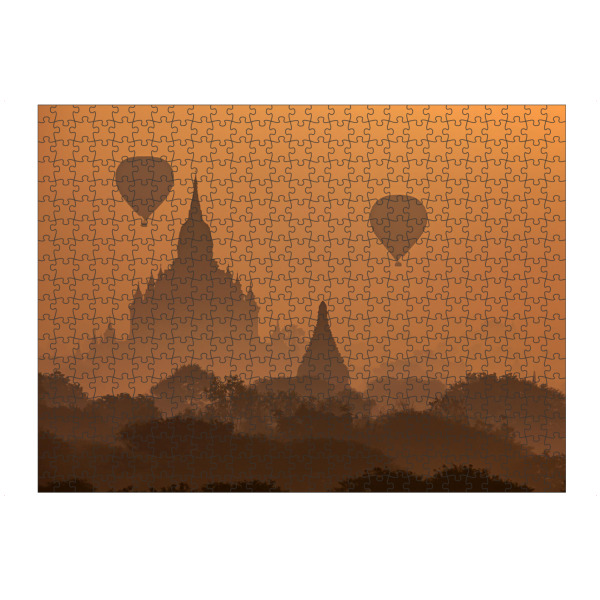 Puzzle Ravensburger "Die Tempel von Bagan" artboxONE - Architektur,Reise / Asien