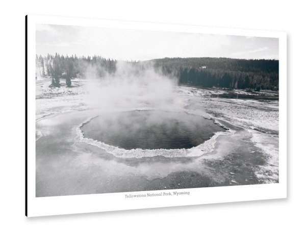 Alu-Dibond "Geysir im Yellowstone-Nationalpark" 30x20 cm artboxONE